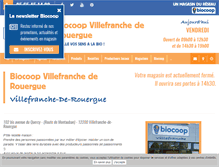Tablet Screenshot of biocoopvillefranche.com